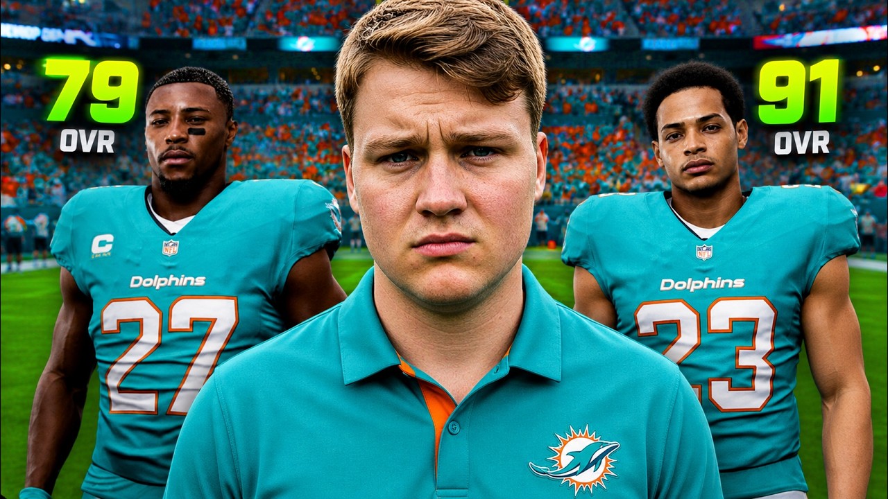 У меня тут битва за позицию раннинбека?! (Перестройка франшизы Madden Dolphins с модификациями)