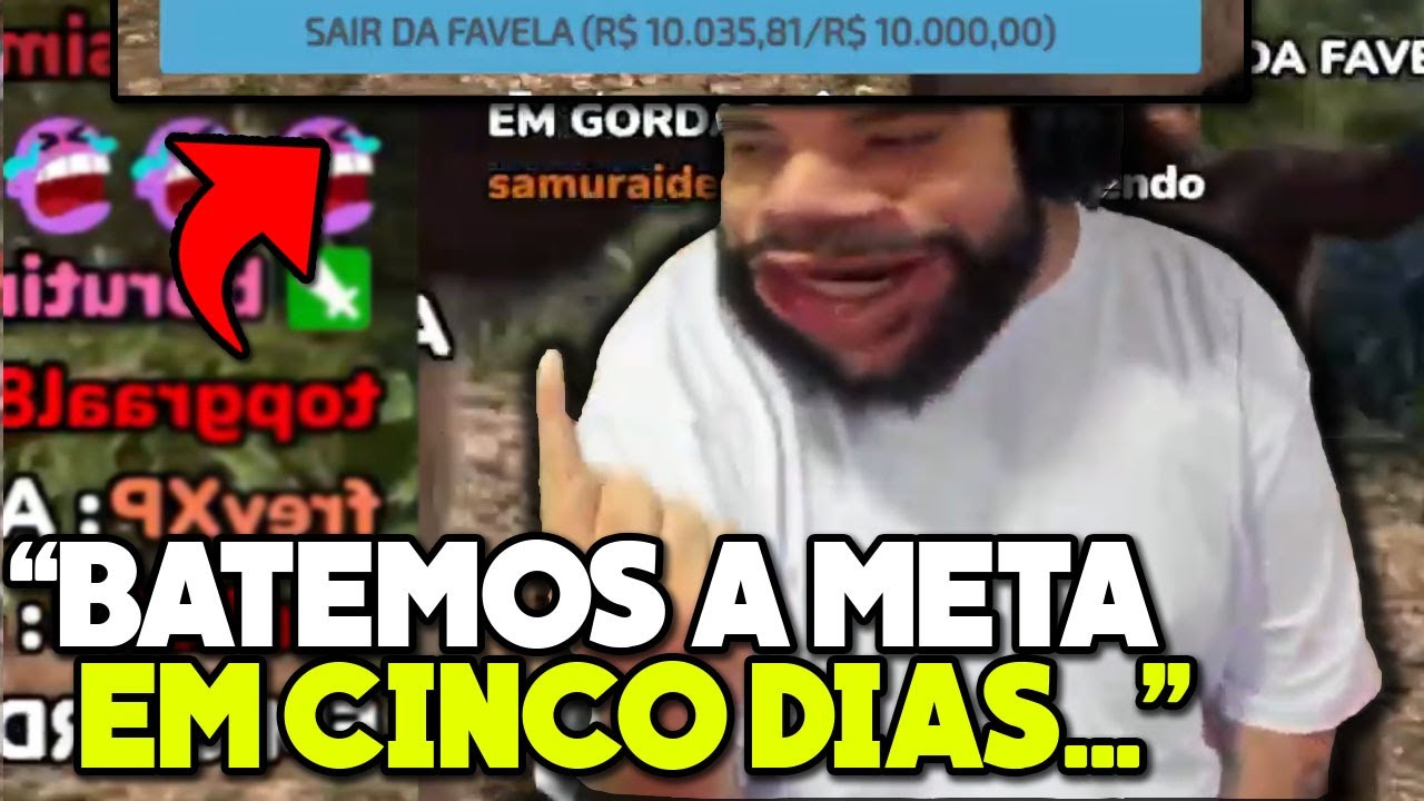 LUANGAMEPLAY BATEU META DE 10 MIL REAIS EM 5 DIAS (ABSURDO)