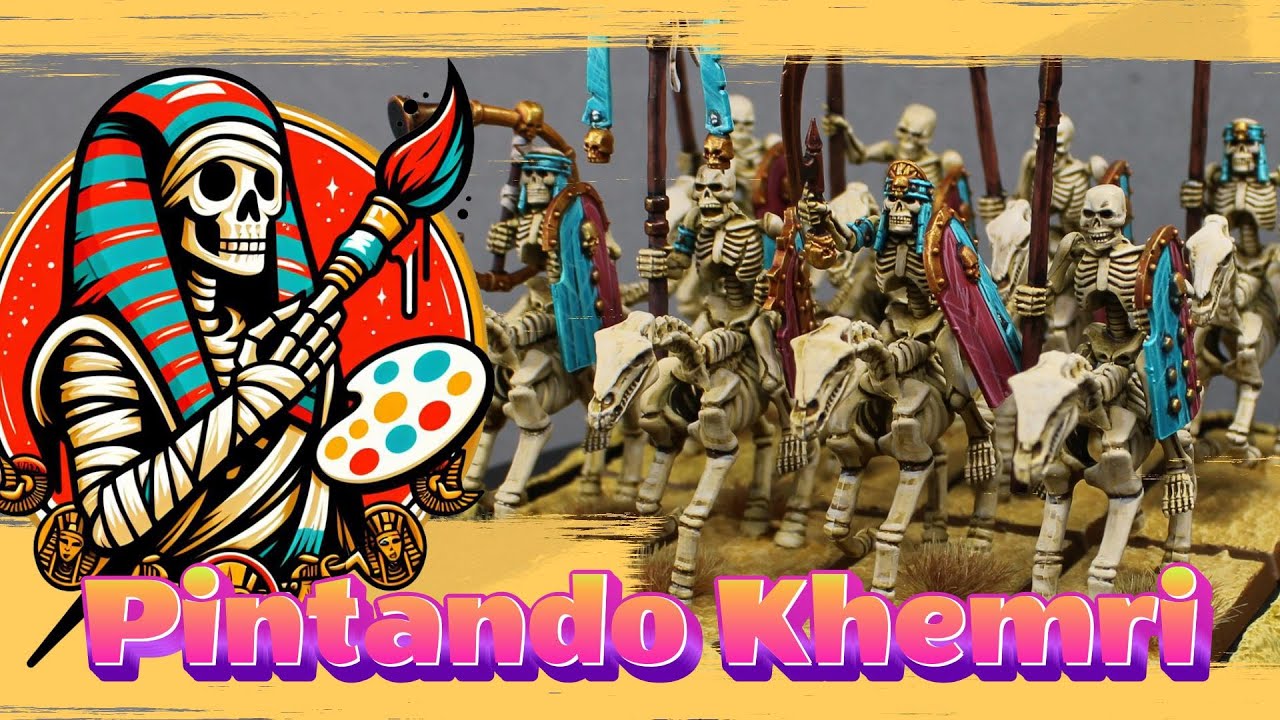 Pintando: Tomb Kings of Khemri!!!!