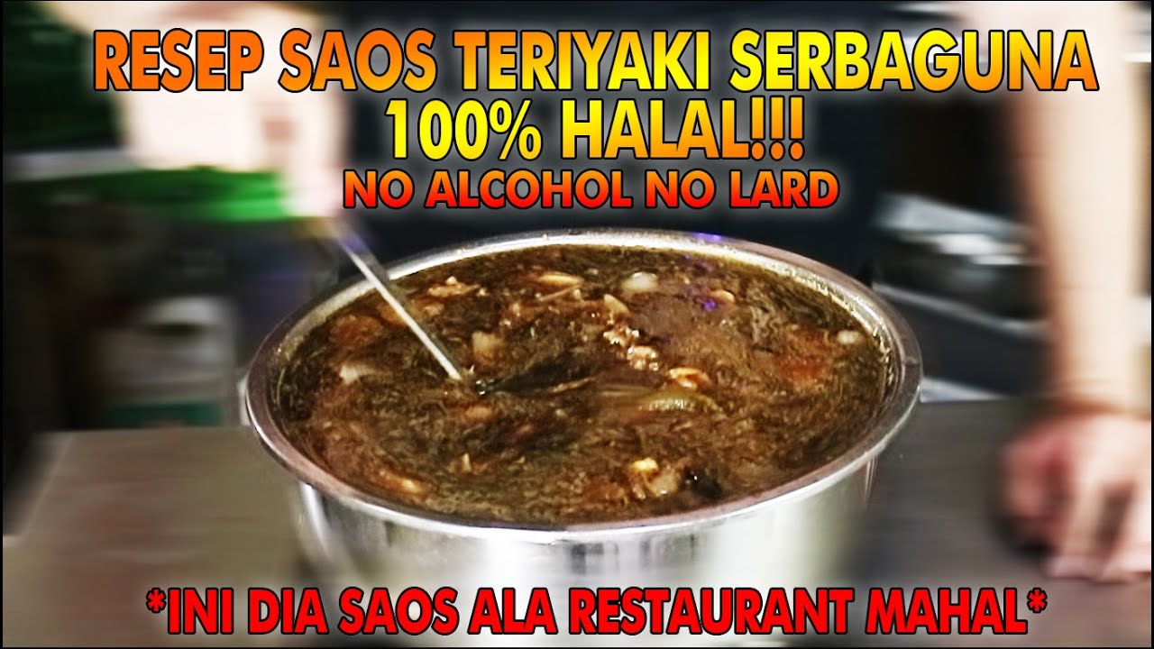 RESEP SAUS TERIYAKI SERBAGUNA DAN MUDAH DI BUAT || 100% HALAL !!!