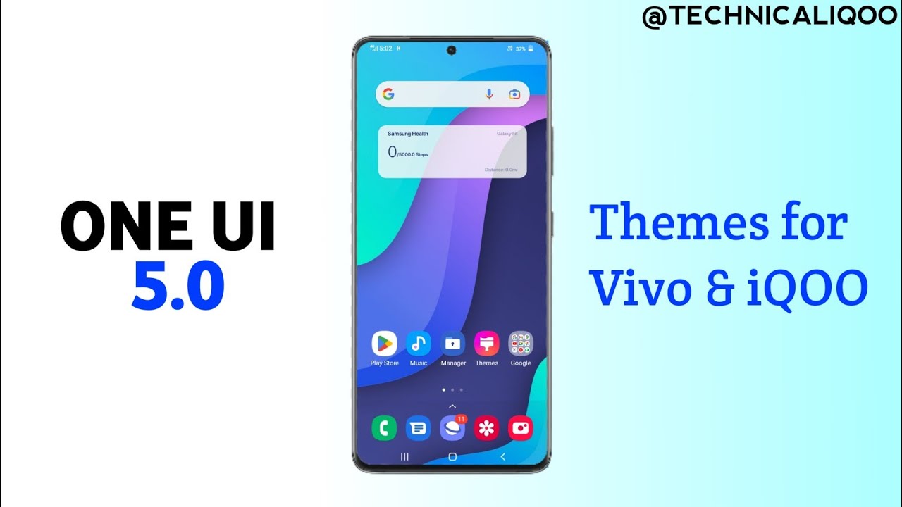 Samsung One UI 5.0 V1 Theme for Vivo & iQOO Device || Technical Raja Varma
