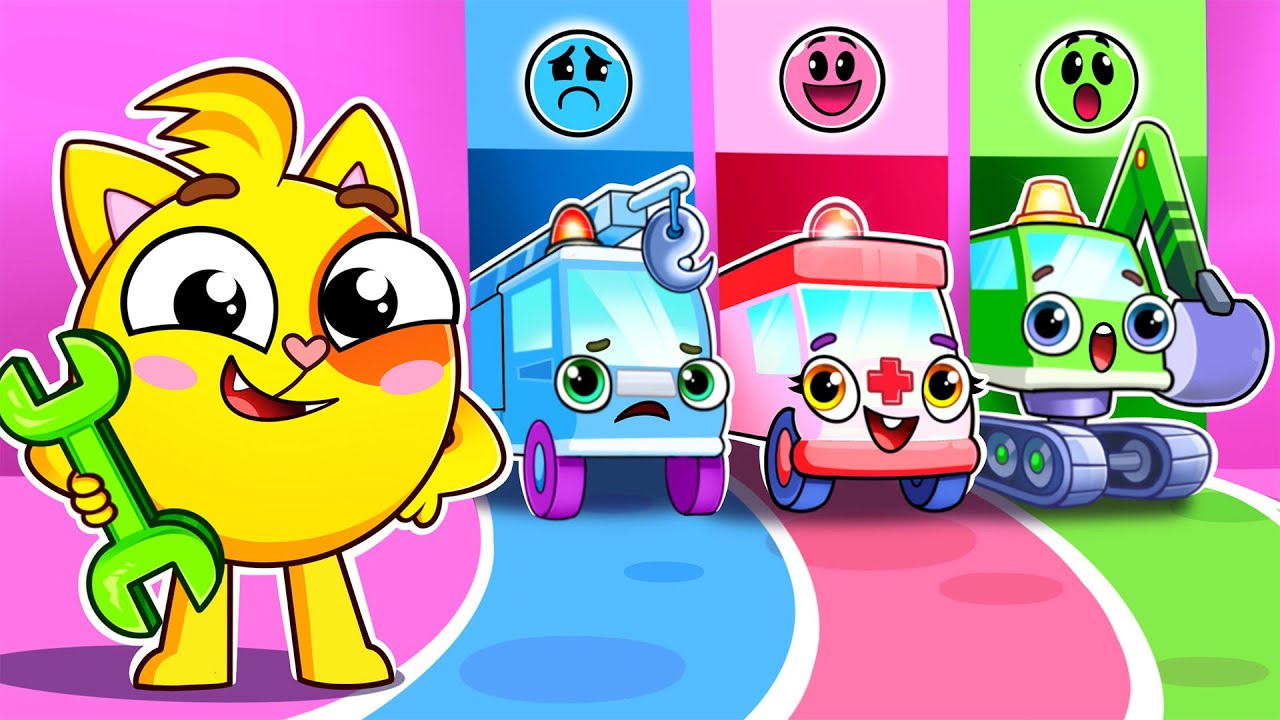 Toy Cars Adventure! 🚙 Race, Fix and Play! Funny Kids Songs