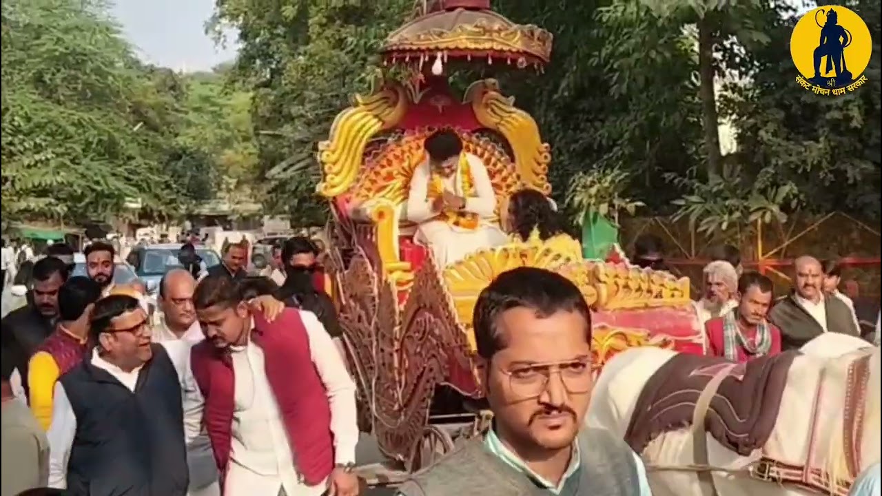 Rishi krishna shastri ji ki nowgong mp me kalash yatra 