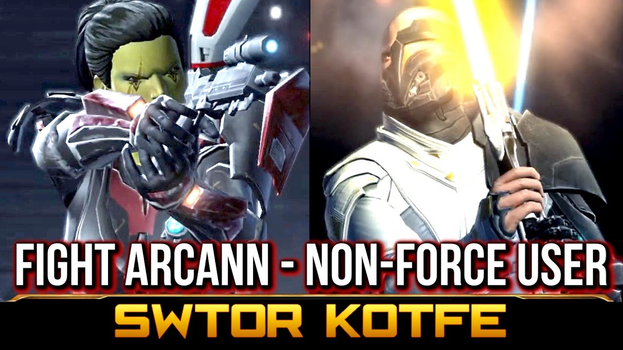 SWTOR KOTFE ► How Non-Force User Fights Arcann (Knights of the Fallen Empire)