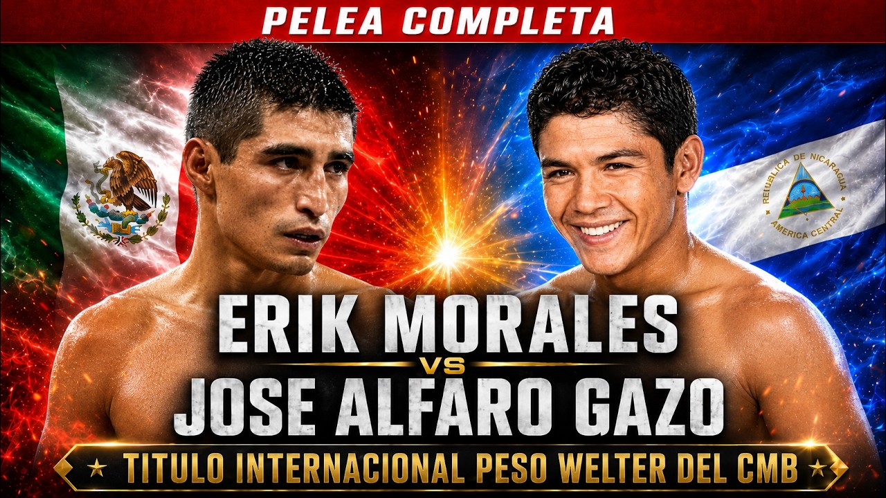 Erik Morales (Mex) vs José Alfaro (Nic) - Titulo Mundial Plata Ligero CMB