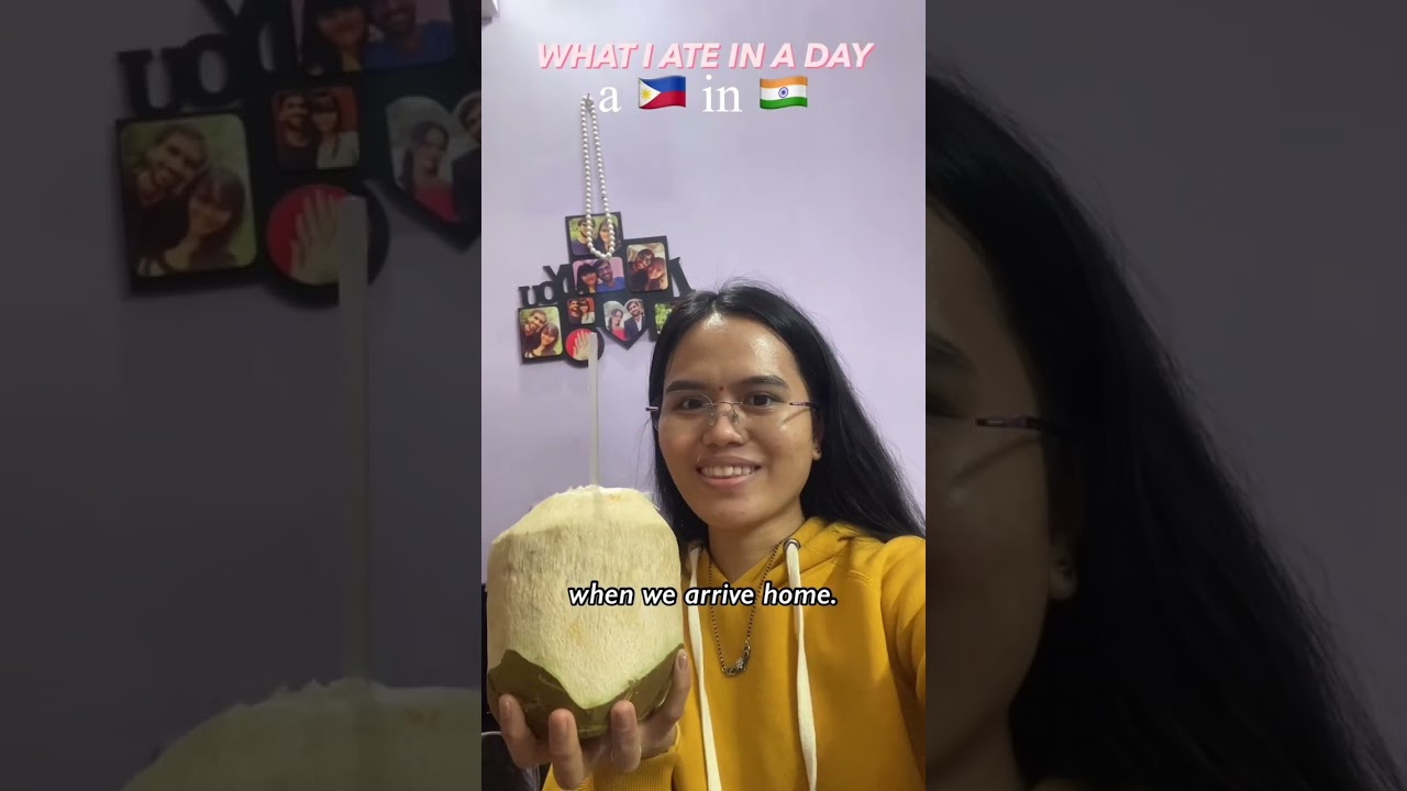 What I ate in a Day 🇵🇭🇮🇳 #whatieatinaday #youtubeshorts #shorts #short #food #ashortaday