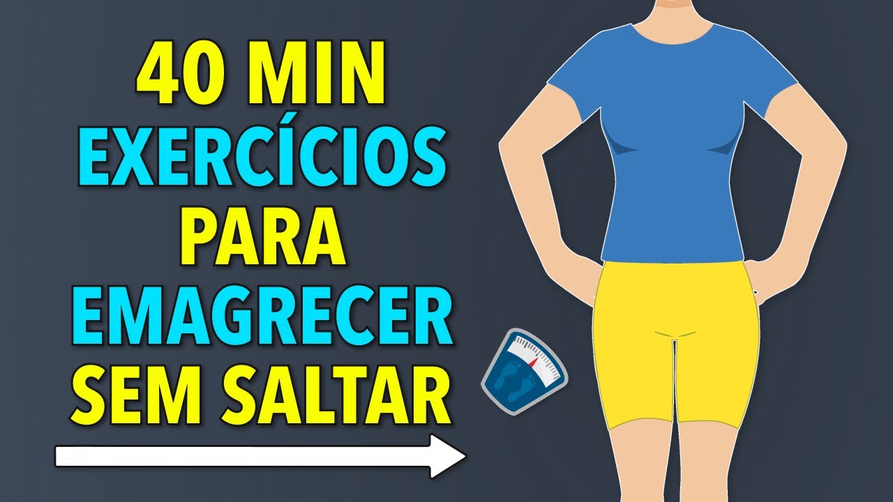 EXERCÍCIOS FÁCEIS EM PÉ PARA EMAGRECER: TREINO SEM SALTOS DE 40 MINUTOS PARA PERDA DE PESO