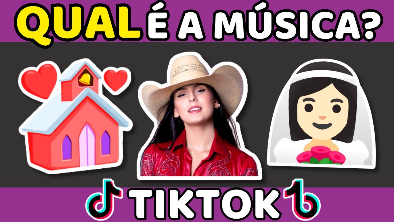 🔊 ADIVINHE A MÚSICA DO TIK TOK COM EMOJIS| TIK TOK 2023 DESAFIO MUSICAL| Quiz
