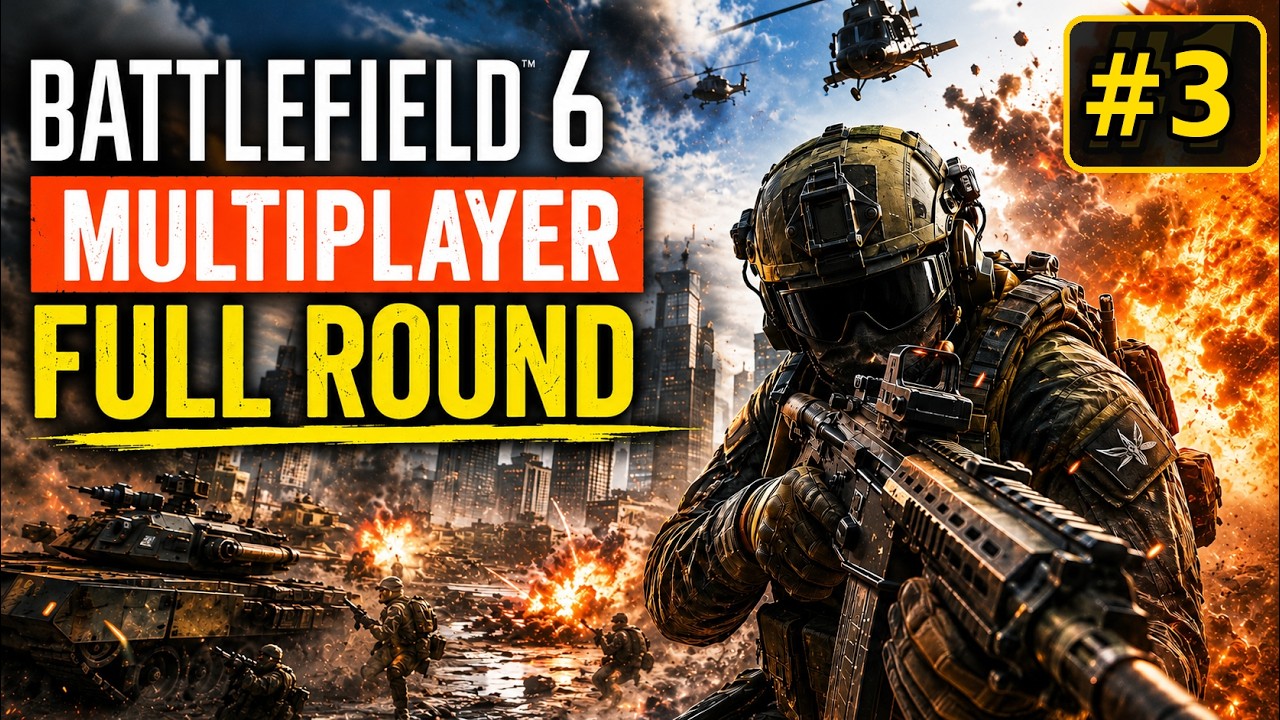 Battlefield 6 Multiplayer Full Round | Squad Deathmatch 17-5 Gameplay (PC 1440p, No Commentary)