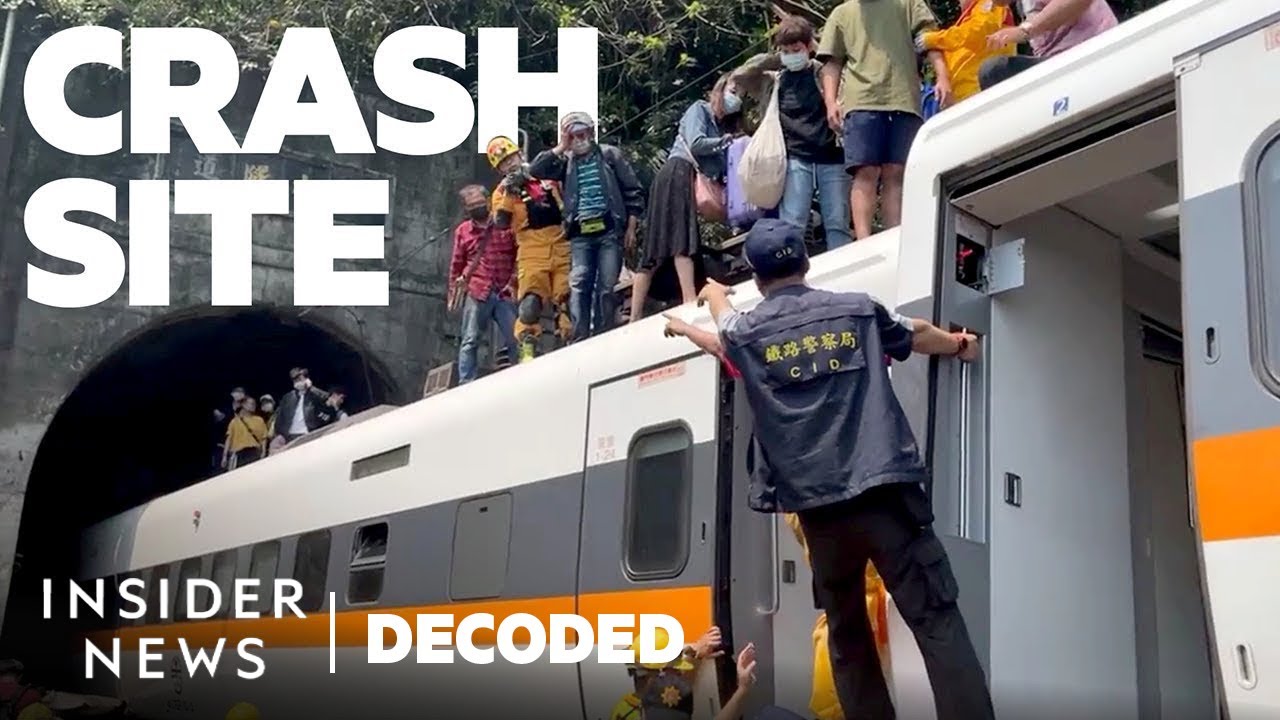 Video Shows What's Left Of Taiwan Train After Crash | Decoded