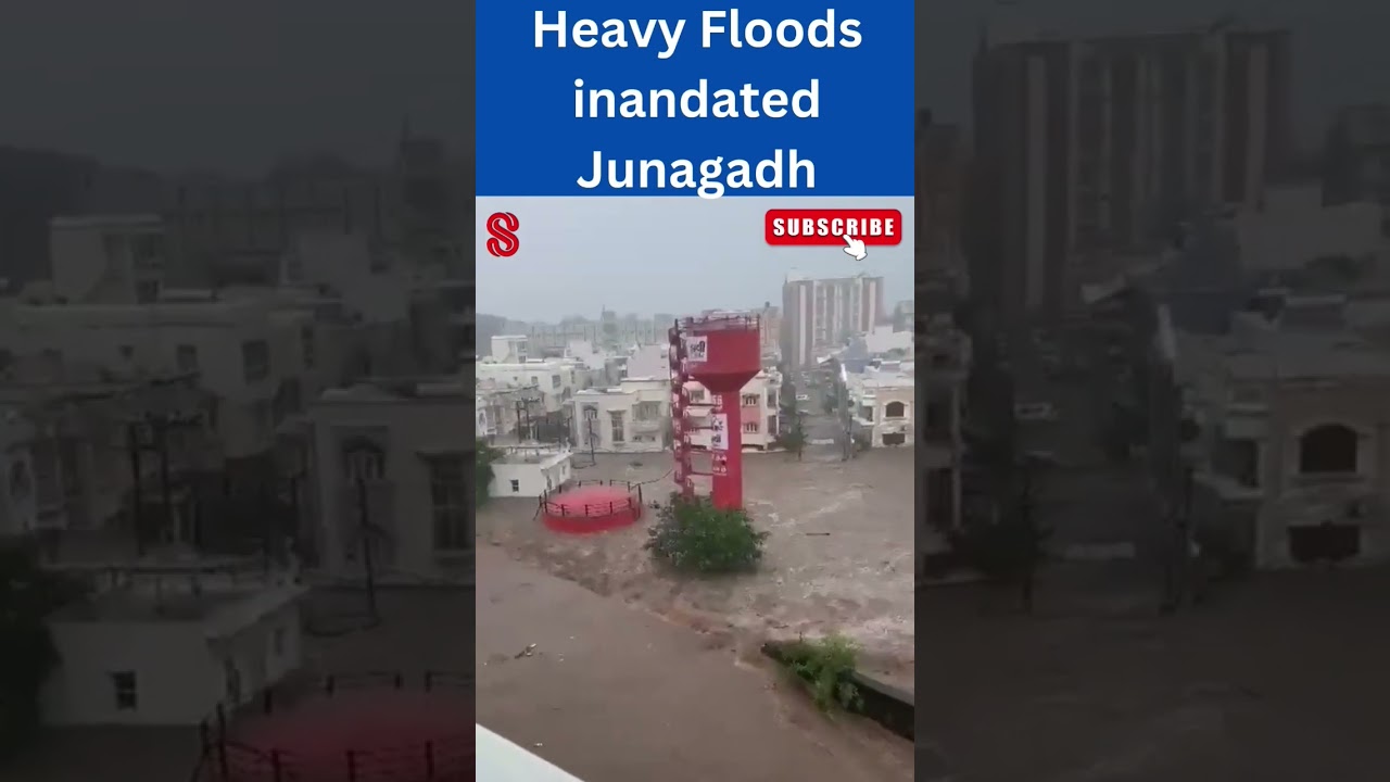 Heavy Floods Viral Videos Latest || 22.07.2023 #junagadh #gujarat #heavyrainfall