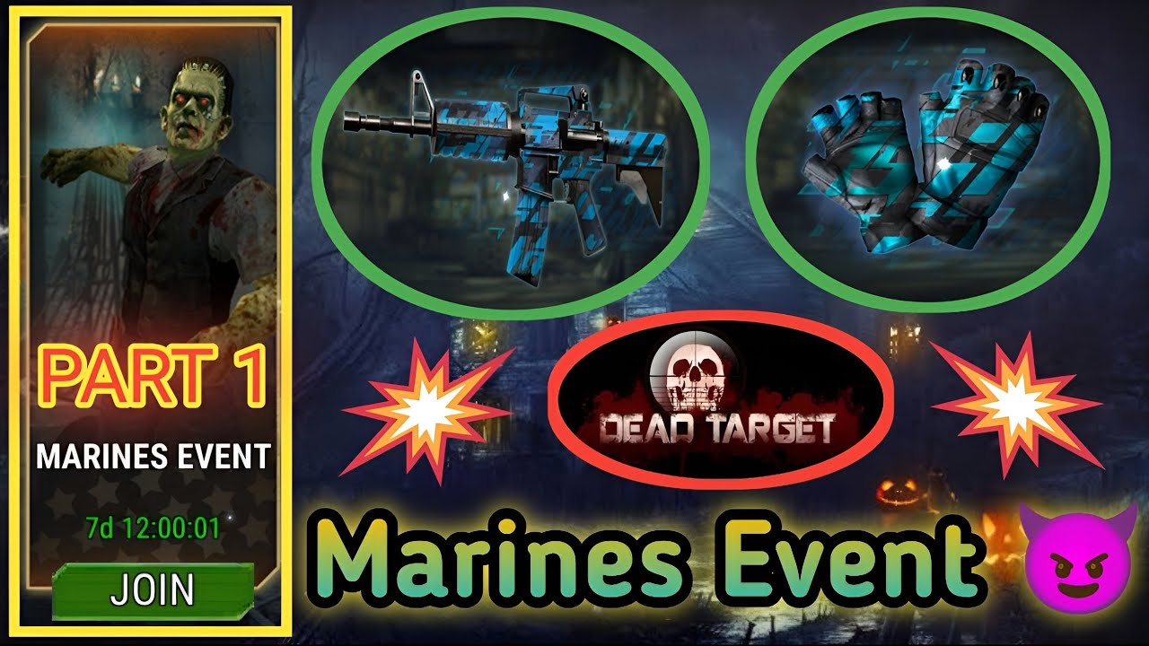 Dead Target: Zombie 🧟 || New Merines Event 🥵 || Exclusive Other Event 😈|| Part 1😏 || Satan Gaming😎