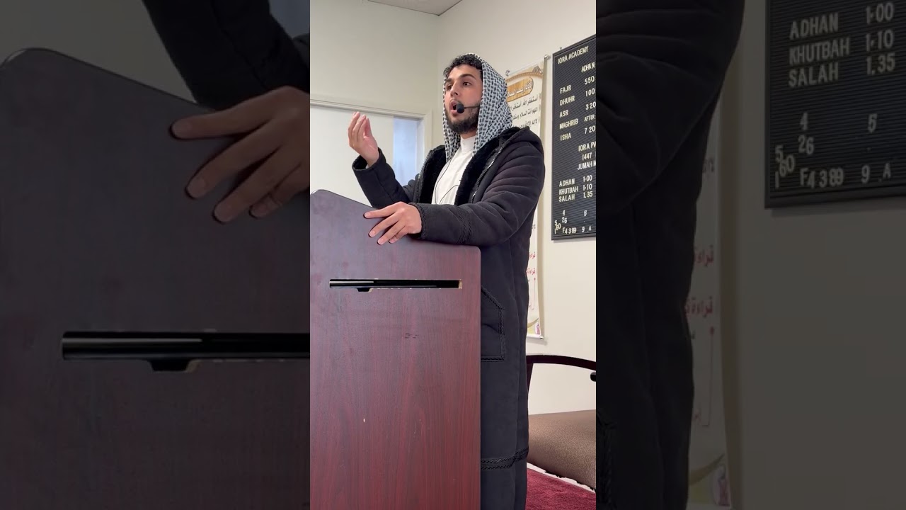 Brother Mahmoud Alamad giving Friday Khutba in Palos Verdes Feb 6 2026