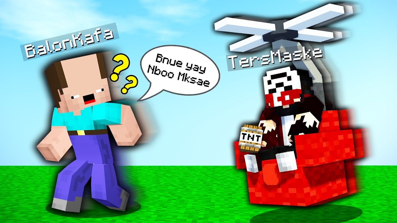 BALON KAFAYA TROLL U&Ccedil;AN HELİKOPTER ! BalonCraft #45 - Minecraft