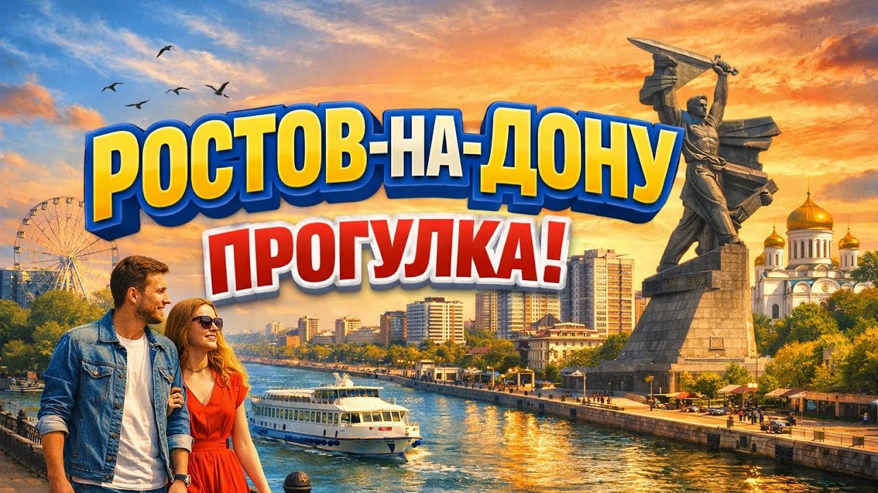ПРОГУЛКА РОСТОВ НА ДОНУ ЮЖНЫЙ КОЛОРИТ
