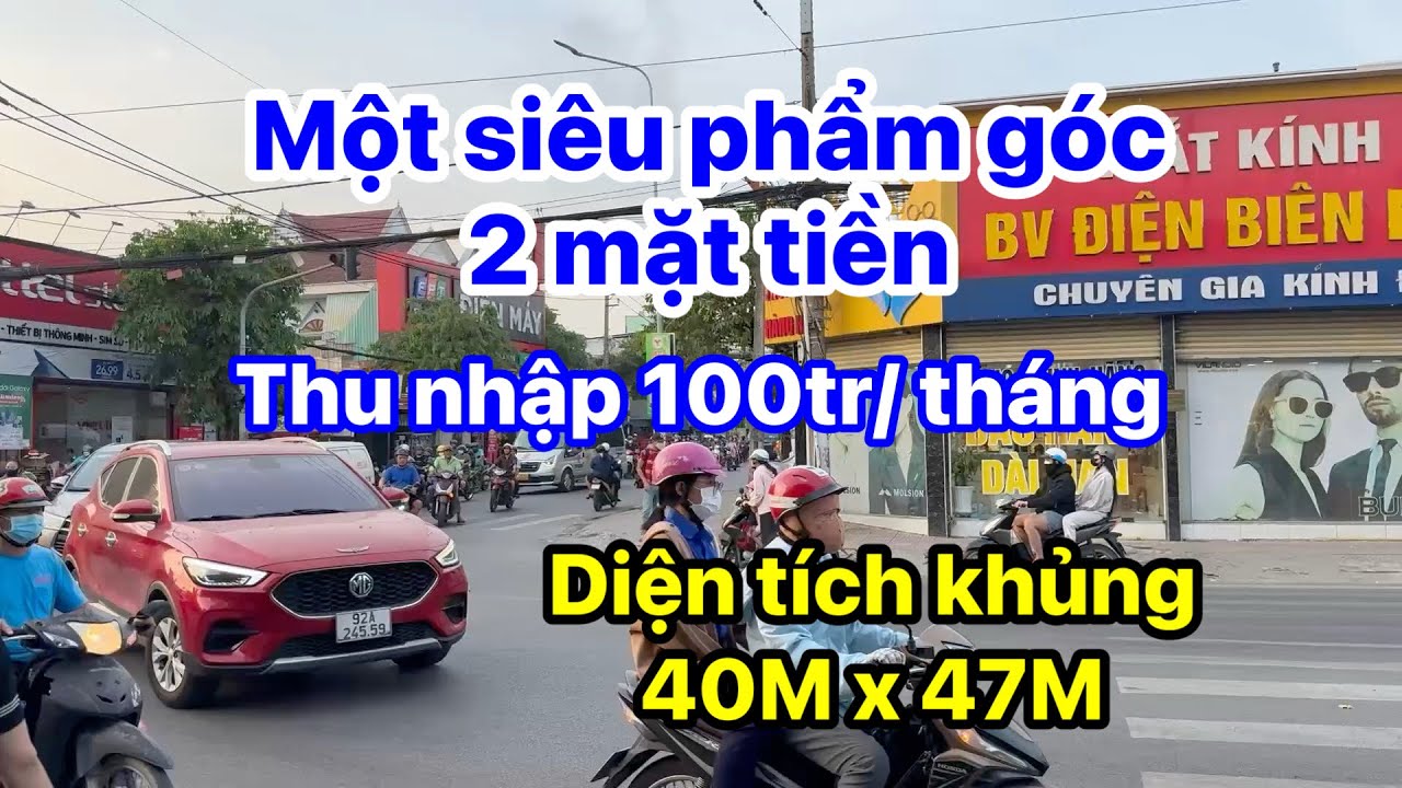 DIỆN TÍCH KHỦNG 1.880M GÓC 2 MẶT TIỀN NƠI HỘI TỤ CÁC TIỆN ÍCH LỚN. THU NHẬP CAO 1,2 tỷ/ năm