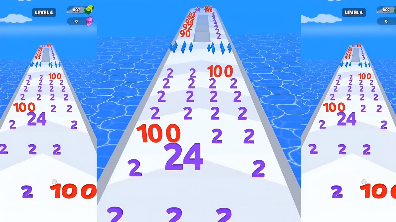 Making unbelievable score with numbers in this android ASMR run
