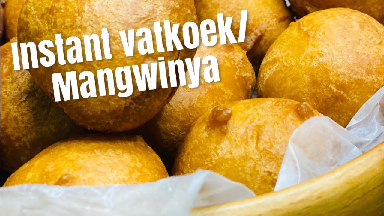 How to make INSTANT vatkoek/mangwinya without #YEAST