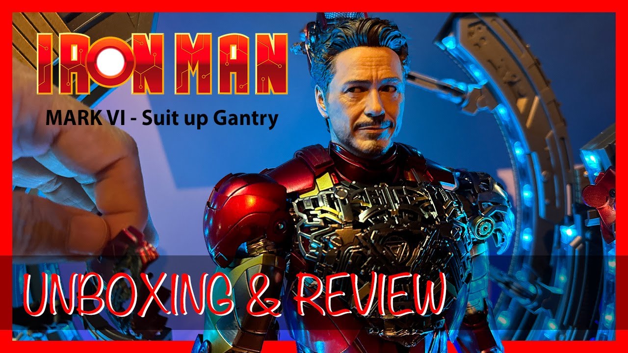 NEW HOT TOYS !! | Iron Man Mark VI 2 0 with Suit Up Gantry | Unboxing & Review 🔥