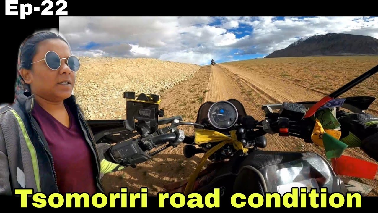 2⃣2⃣ Hanle to tsomoriri extreme offroad 😧 Hanle observatory, leh ladakh bike trip,female motovlogger
