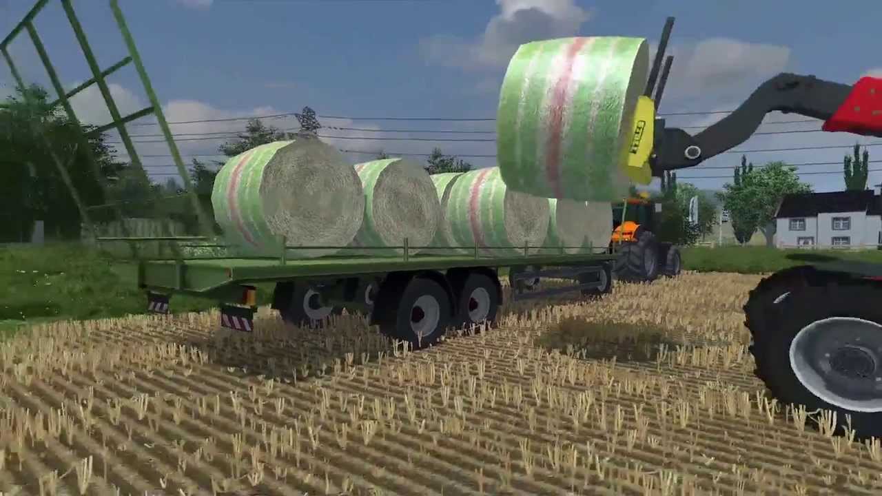 ramassage de ballot farming simulator 2013