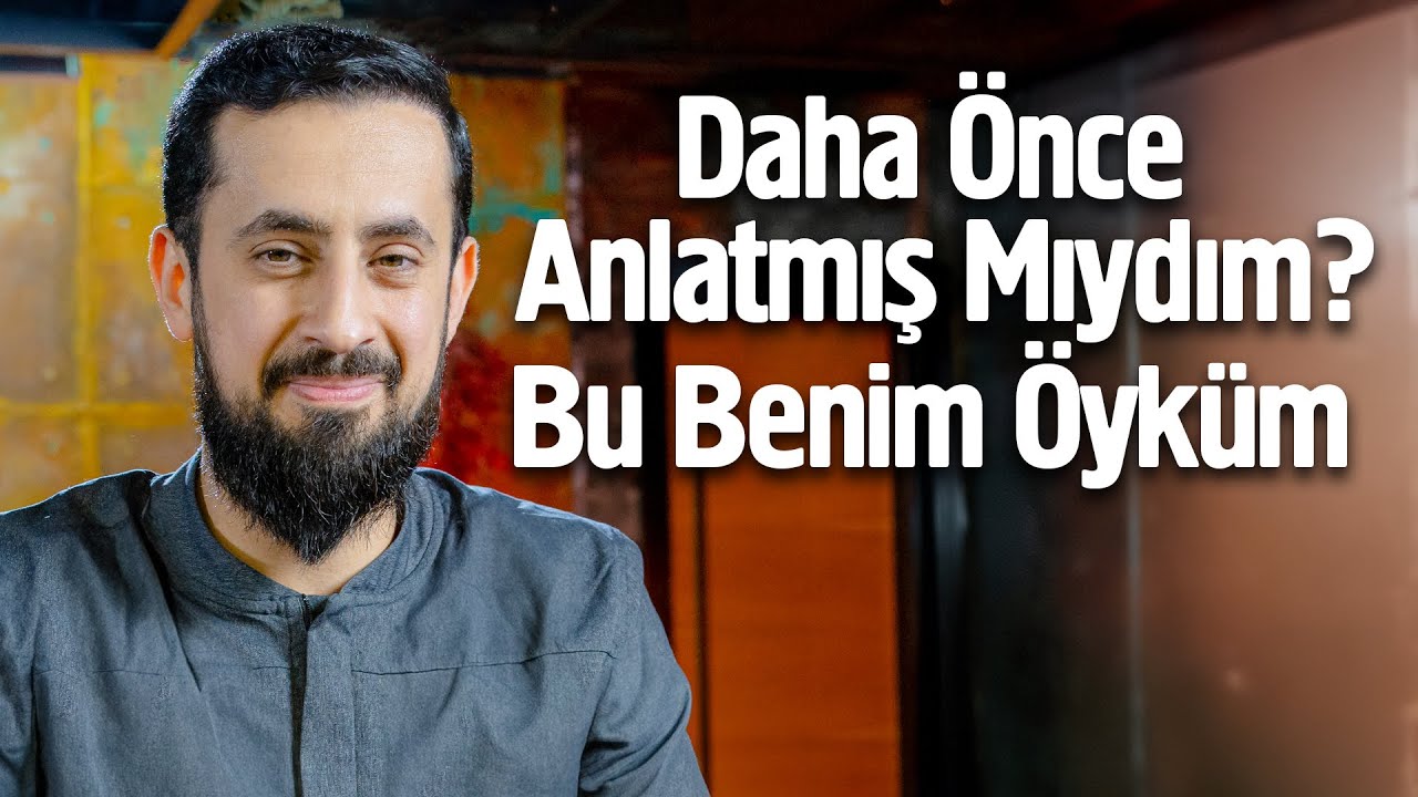 Daha Önce Anlatmış Mıydım? Bu Benim Öyküm @Mehmet Yıldız