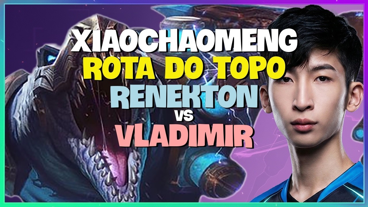 XiaoChaoMeng revela táticas de laning com Renekton no Desafiante chinês Legenda em Português