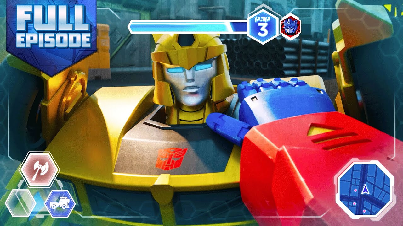 Bumblebee's Shoot'n'Loot! | E14 | Transformers: CYBERWORLD