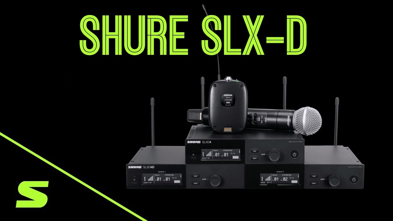 Shure SLX-D - Sistema Sem Fio Digital Profissional