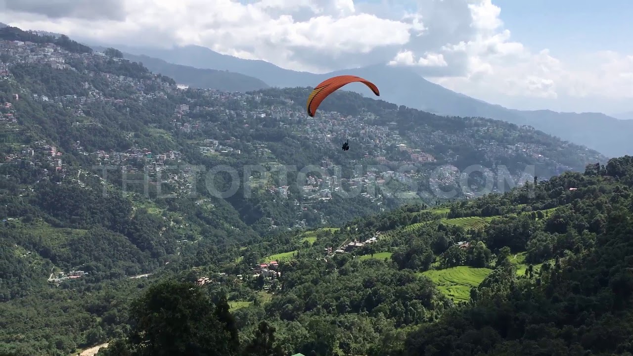 Paragliding Activity In East Sikkim