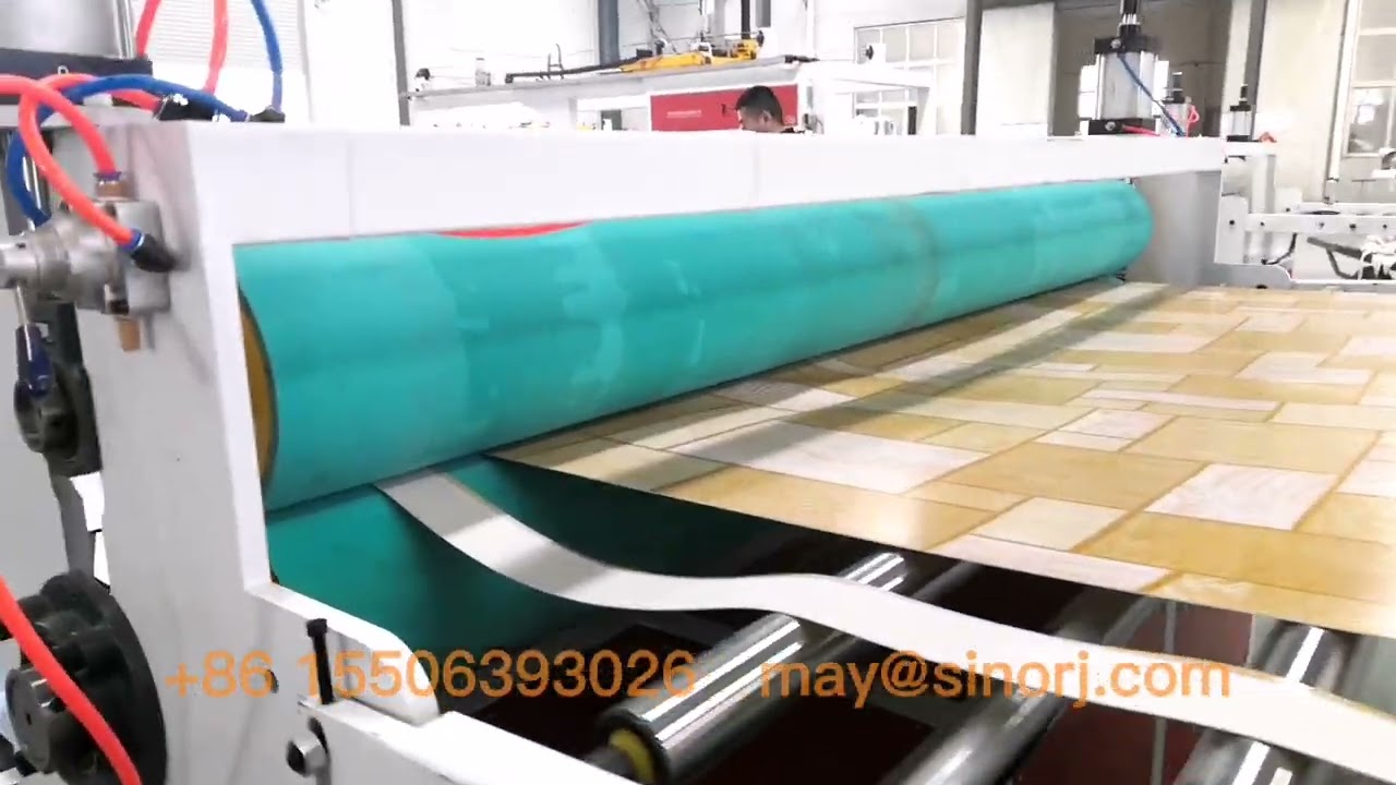 PVC roll flooring/leather flooring/flooring mat making machine