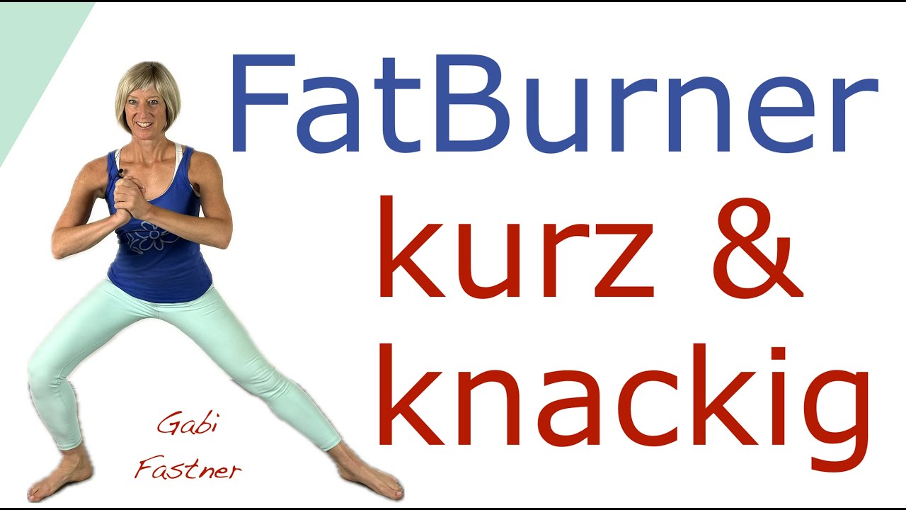 🍎 23 min. Fatburner kurz & knackig | effekives KraftAusdauer-Workout ohne Ger&auml;te, im Stehen