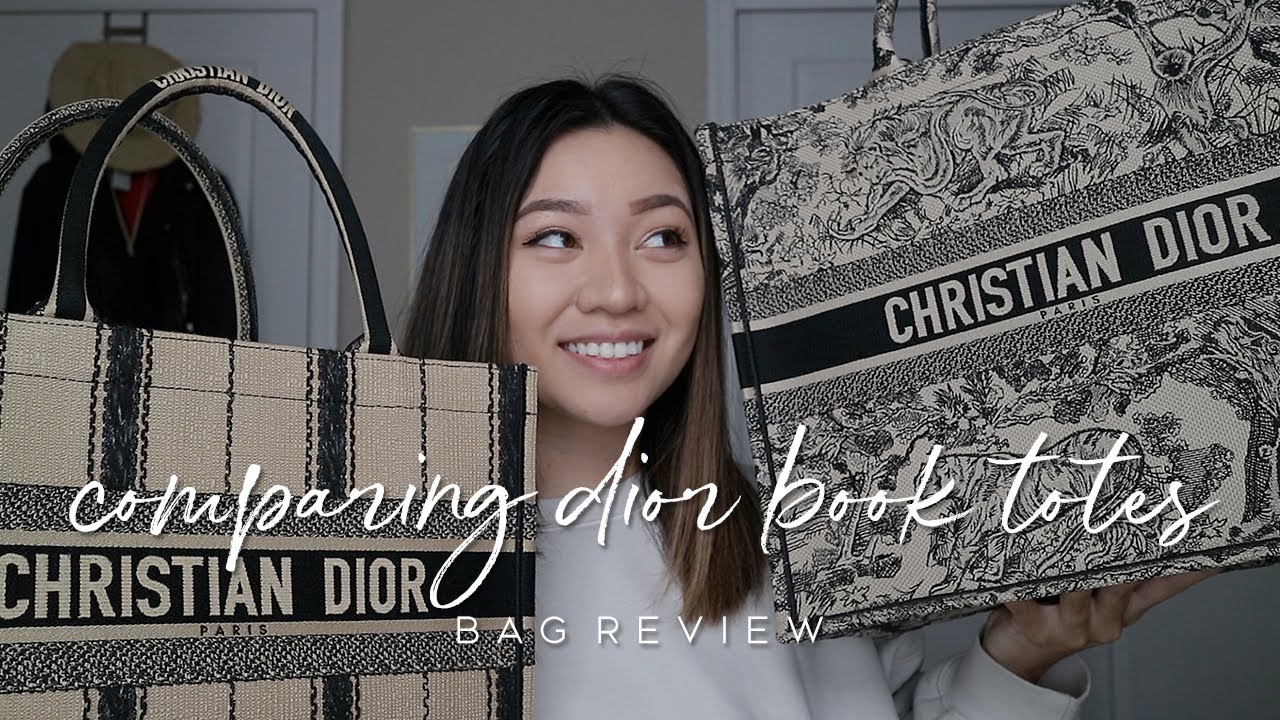 Сравнение сумок-книг Dior Book Tote: маленькая и оригинальная | Алисса Ленор