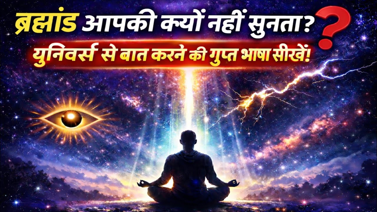 ब्रह्मांड आपकी क्यों नहीं सुनता? यूनिवर्स से बात करने की गुप्त भाषा सीखें! | Atam Gyan Sagar 