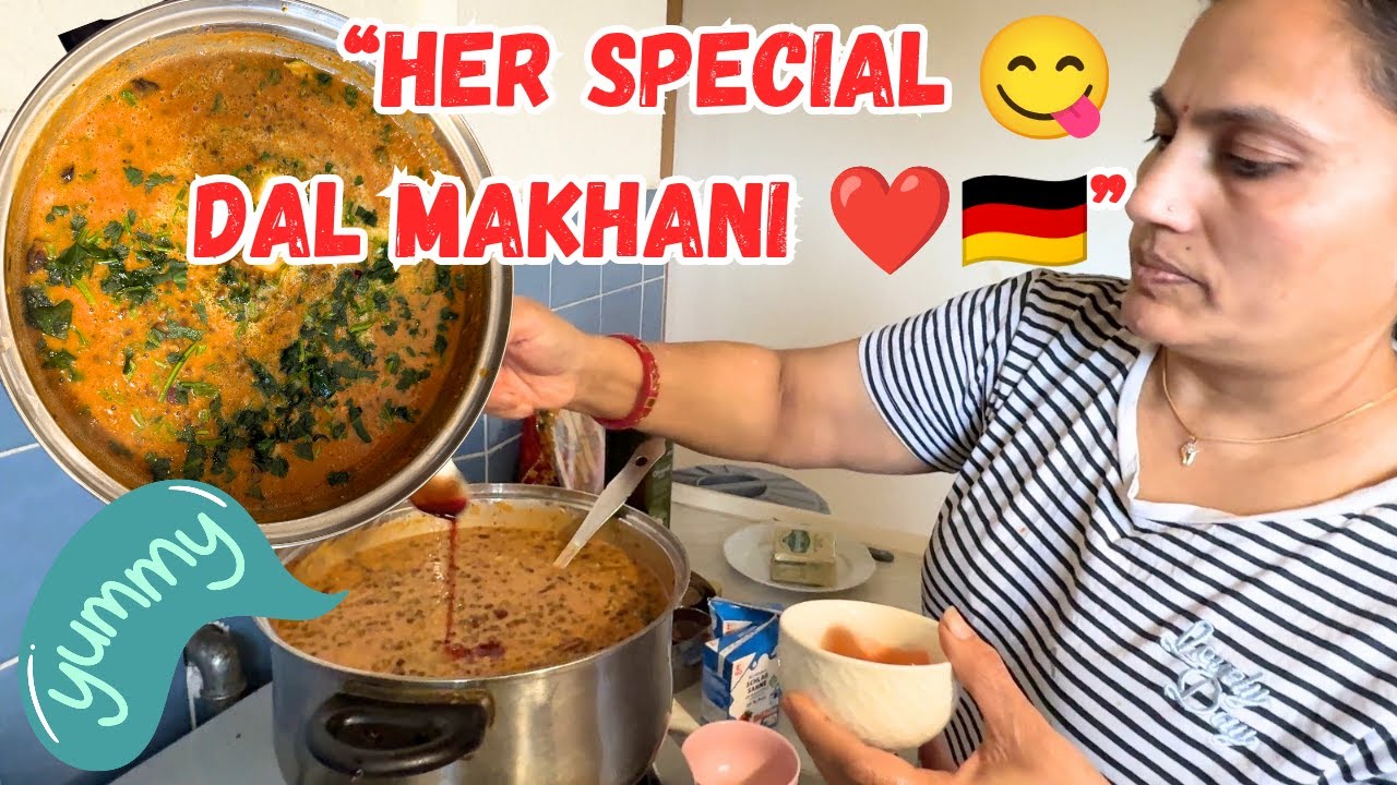 She Was a Cook in Portugal 🇵🇹 | Today She Made Special Dal Makhani | Germany Vlog