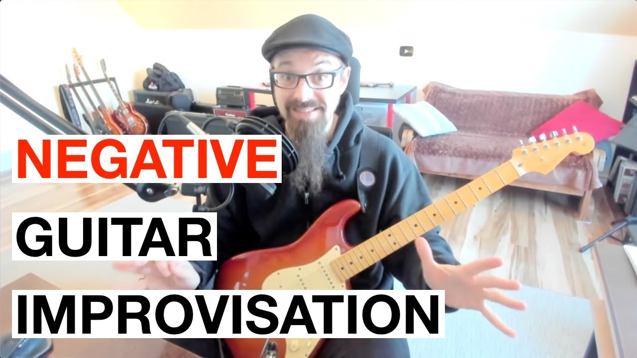3 POWERFUL Negative Improvisation Exercises To Solo Over CHORDS Better [Lead Guitar]