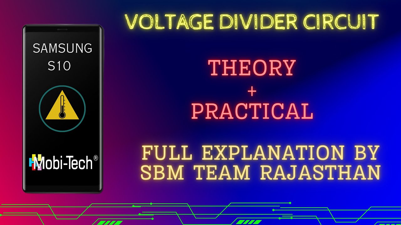Samsung battery Temperature too low | samsung s10 | voltage divider circuit | in hindi