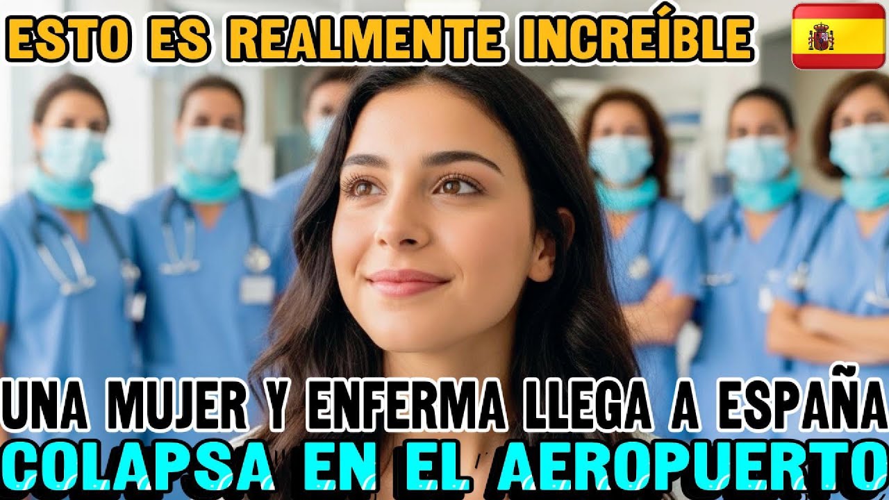 Una mujer italiana enferma llega a España, se desmaya en el aeropuerto y recibe una noticia impactan