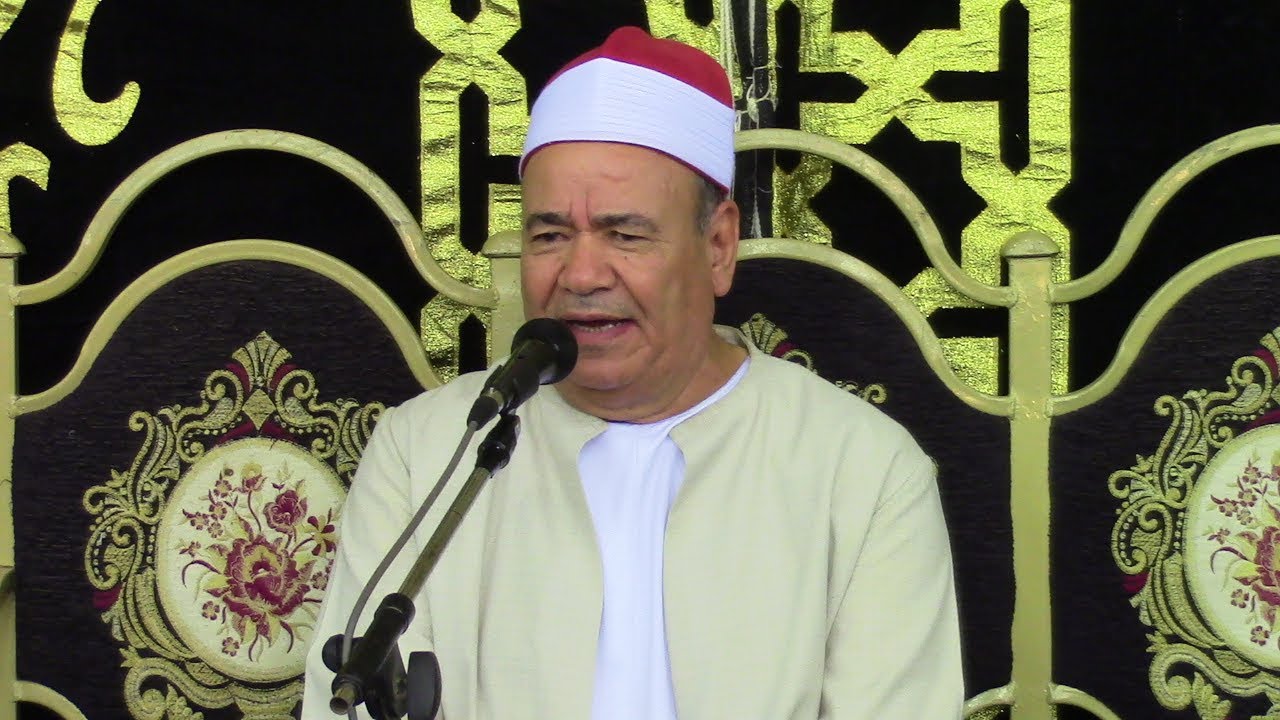 الشيخ على نجم عساكر =ختام عزاء حرم الأستاذ الدكتور عبدالحكم صالح سلامه -دروه-أشمون-منوفيه 22-7-2017