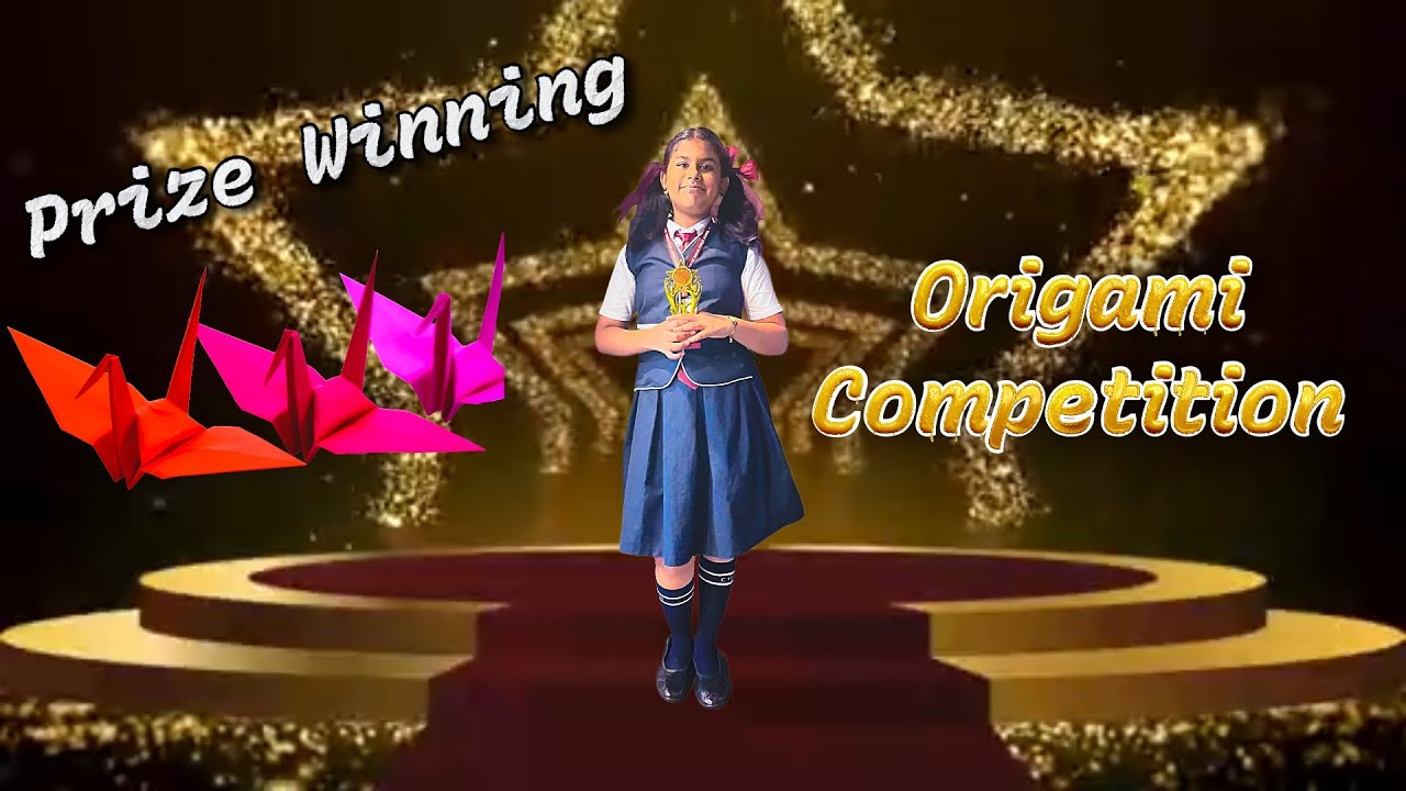 Prize Winning Origami Competition #video #origami #kutteezvibez
