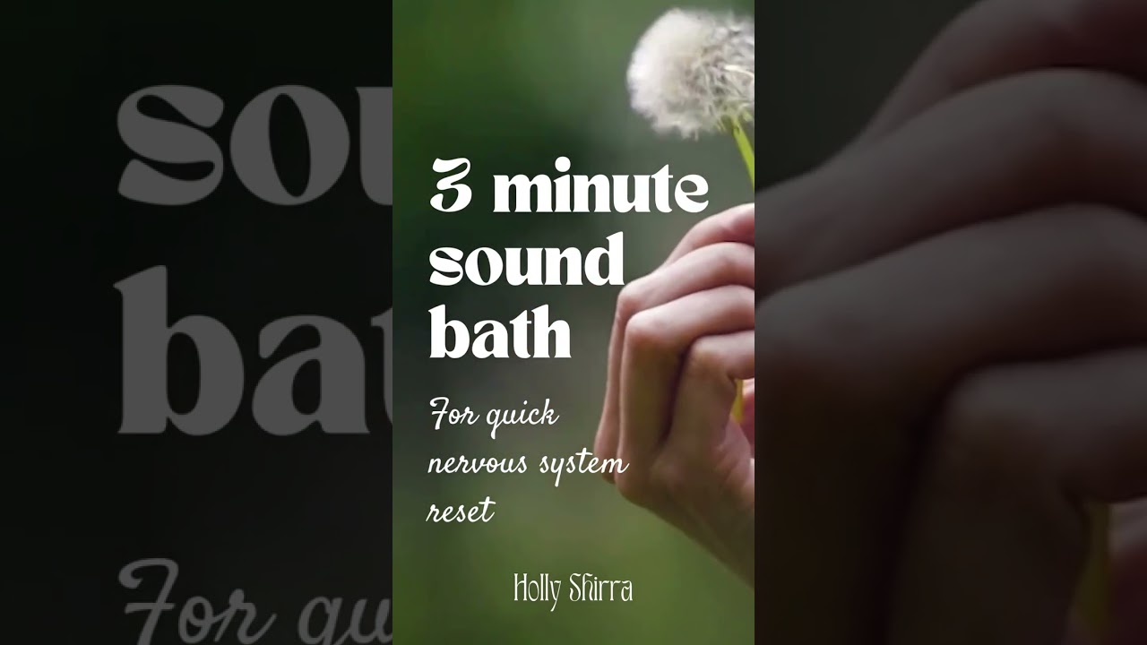 3-Minute Sound Bath: Intuitive Singing for Quick Nervous System Reset