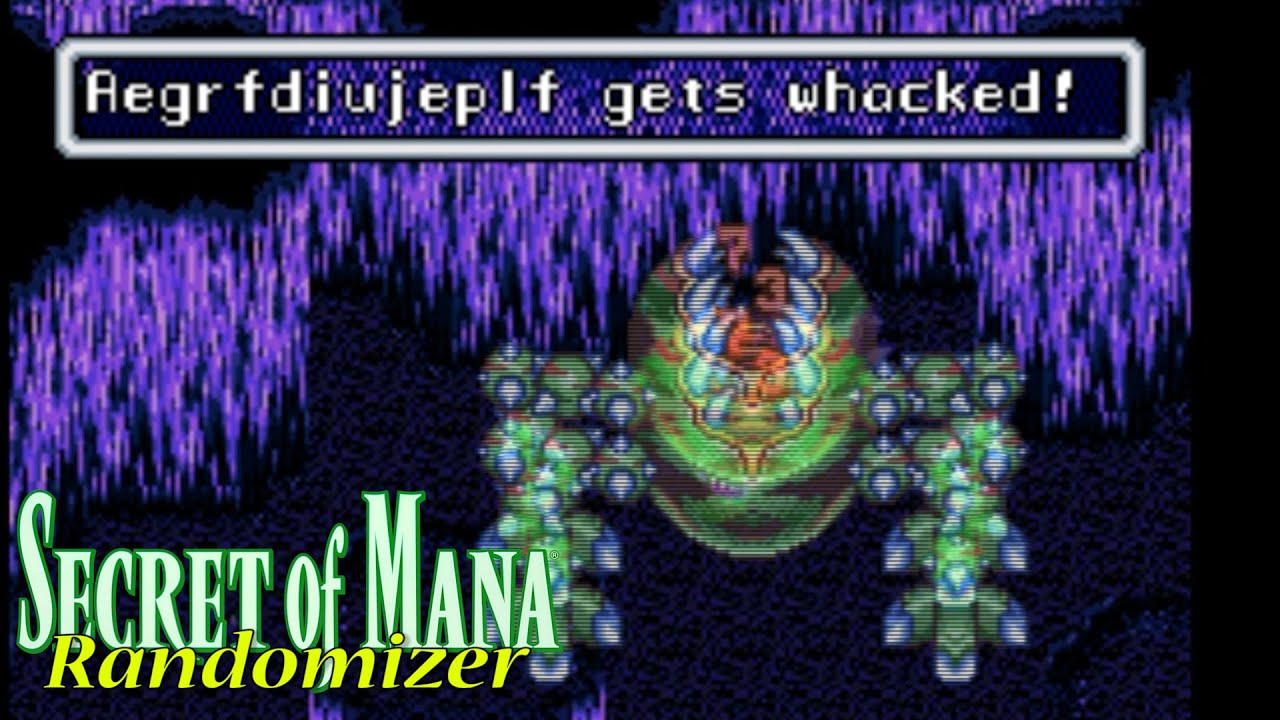 Good Luck Pronouncing That! - Secret of Mana Open World Randomizer
