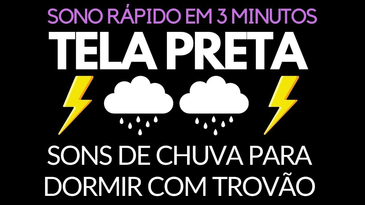 Barulho de Chuva e Trovoadas na Floresta Enevoada - Som de Chuva para Dormir e Relaxar