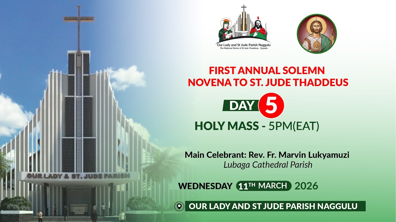 DAY 5- FIRST ANNUAL SOLEMN NOVENA TO ST. JUDE THADDEUS - || Wednesday 11th March, 2026