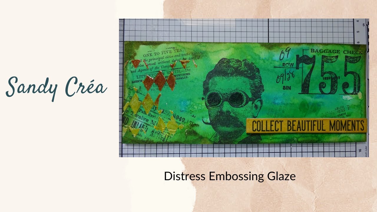 [Astuce] comment utiliser les Distress Embossing Glaze ?