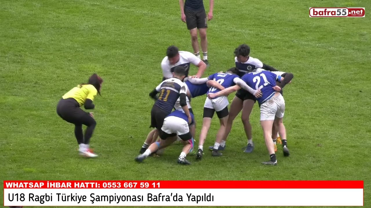 U18 Ragbi Türkiye Şampiyonası Bafra'da Yapıldı