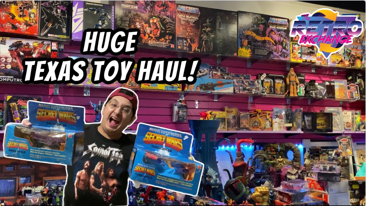 Huge Texas Toy Haul! Toy Hunting at The Retro Exchange Houston