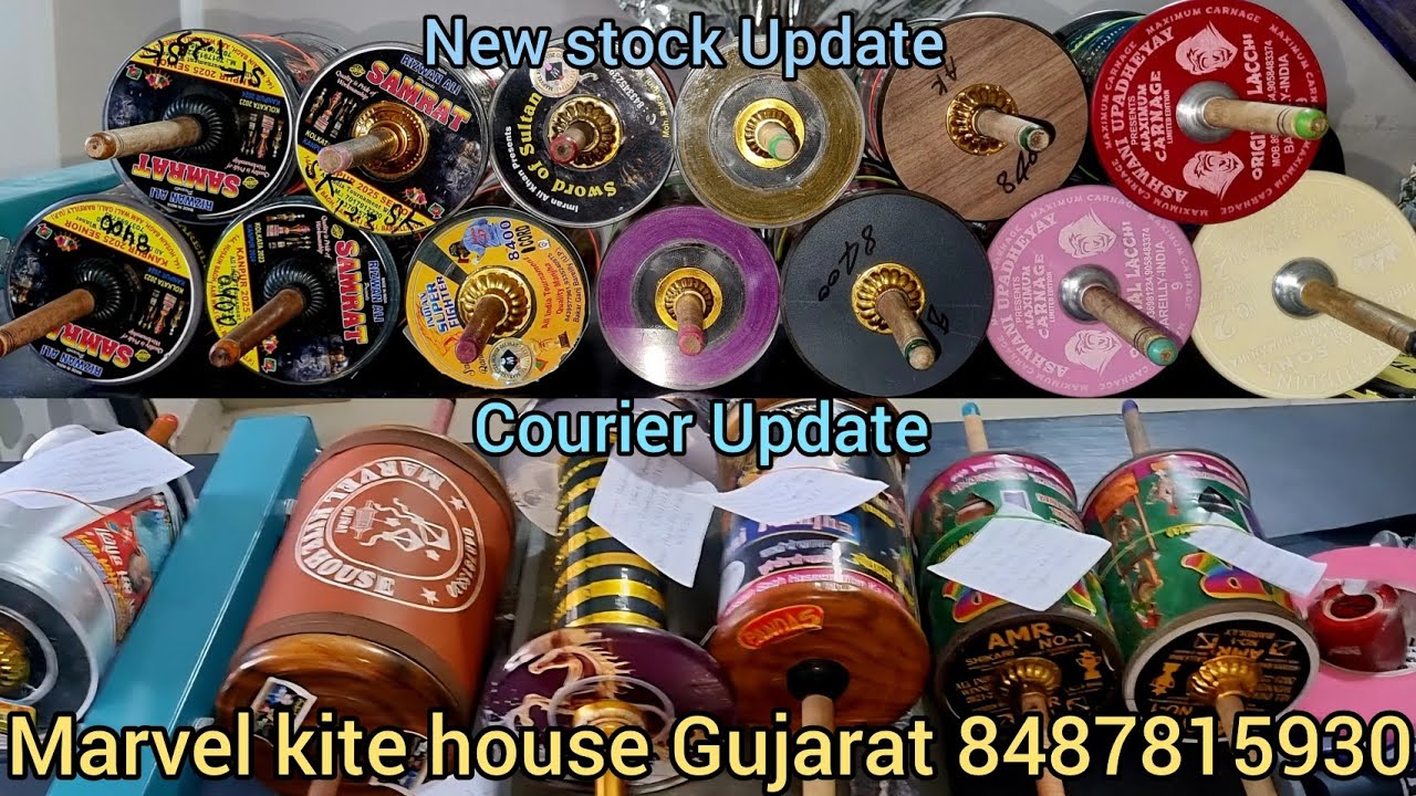 New stock #bestkiteshop #kite #kitefestival #gujarat #kiteflying #manjha #bestmanjha #uttrayan 