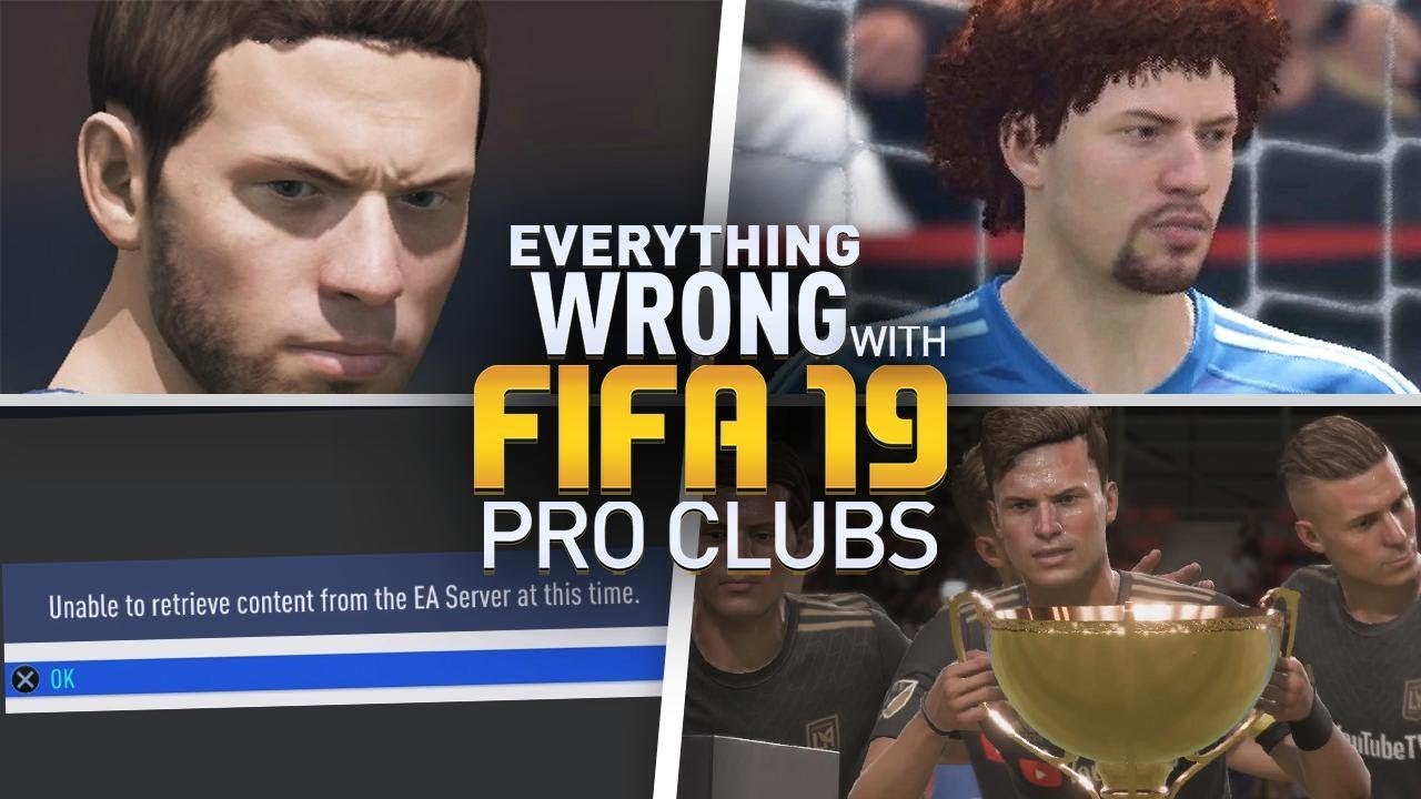 EVERYTHING WRONG with FIFA 19 PRO CLUBS...