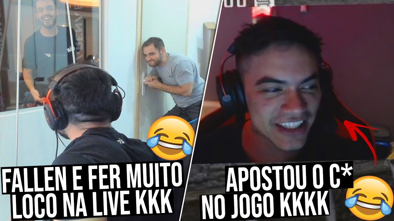 FALLEN E FER ZUANDO MUITO NA STREAM, FNX APOSTOU O C# PRO FER KKKK E MAIS